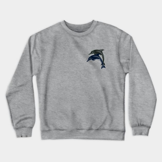 Dolphin Crewneck Sweatshirt by Zealjagan